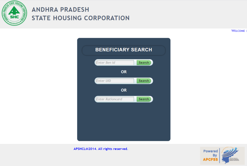 Process To Search AP Housing Beneficiary Status