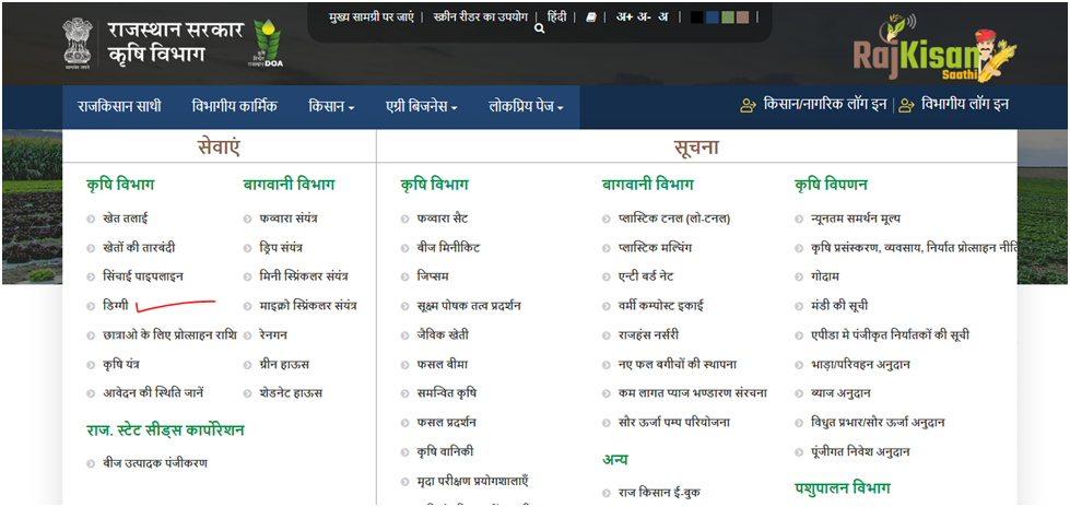 Rajasthan Diggi Anudan Yojana 