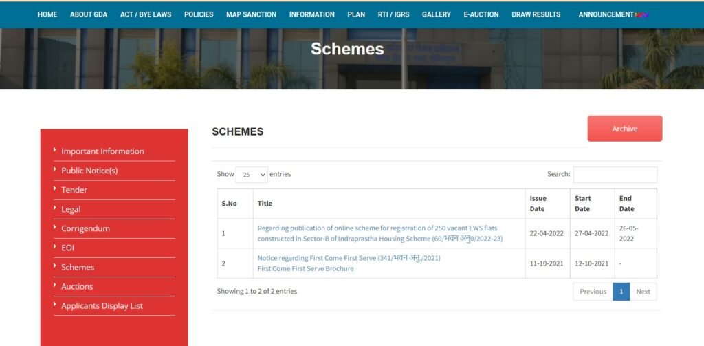 Get Details Regarding Schemes