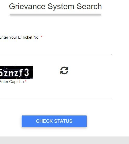 Procedure To View Complaint Status of E Challan Status