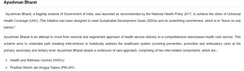 About Telangana Ayushman Bharat Scheme