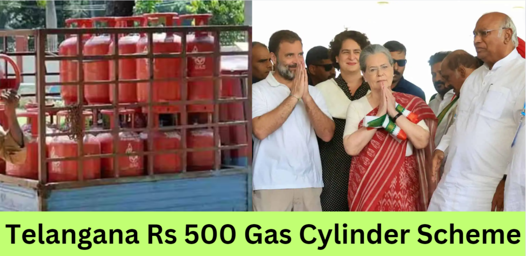 Telangana Rs 500 Gas Cylinder Scheme