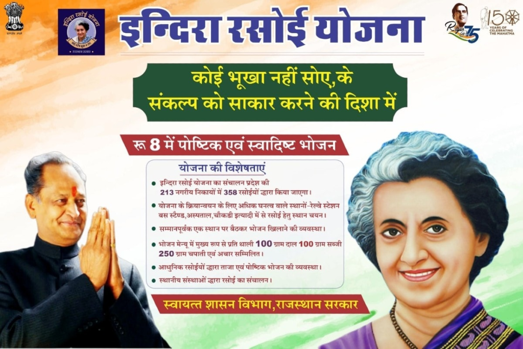 Rajasthan Indira Rasoi Yojana