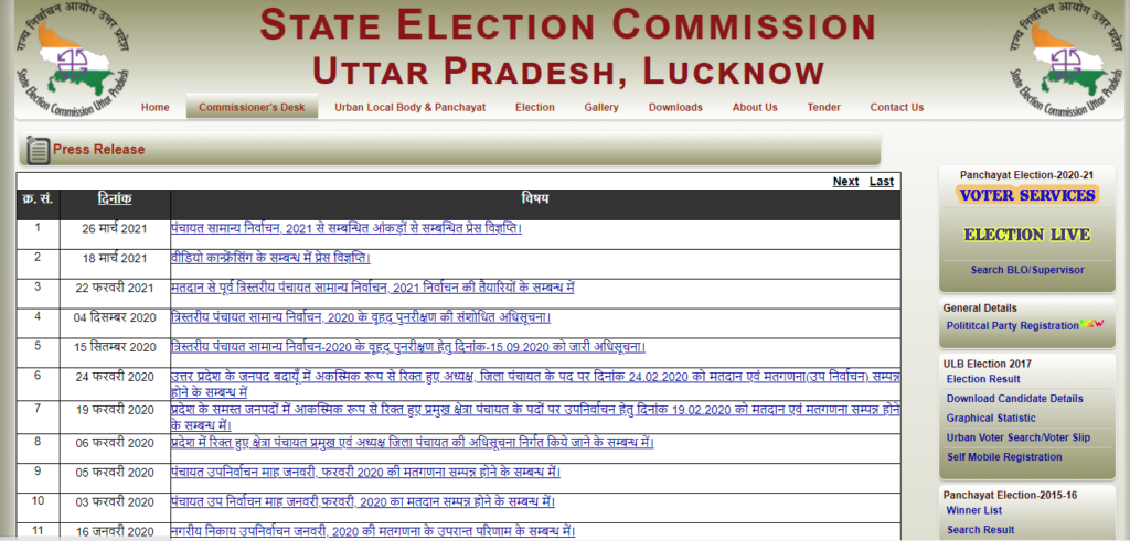 Gram Panchayat Voter List 